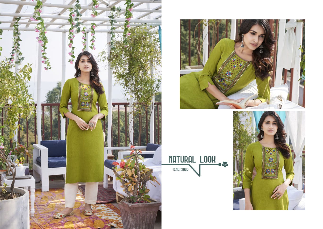 kalaroop by kajree lychee vol 3 rayon astonishing look kurti catalog