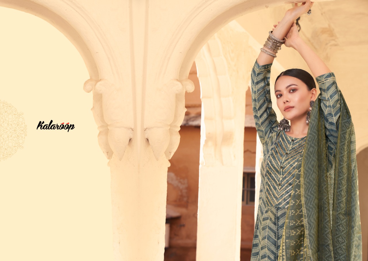 kivi kajree flemingo Pure Modaal Printed exclusive look kurti pant with dupatta catalog