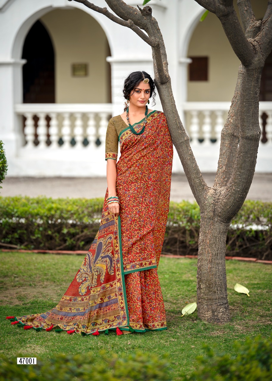 lt fashion madhubani chanderi silk regal look saree catalog