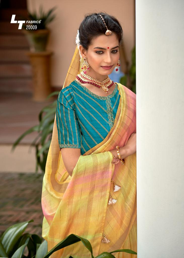 lt fashion shivangi linen astonishing saree catalog