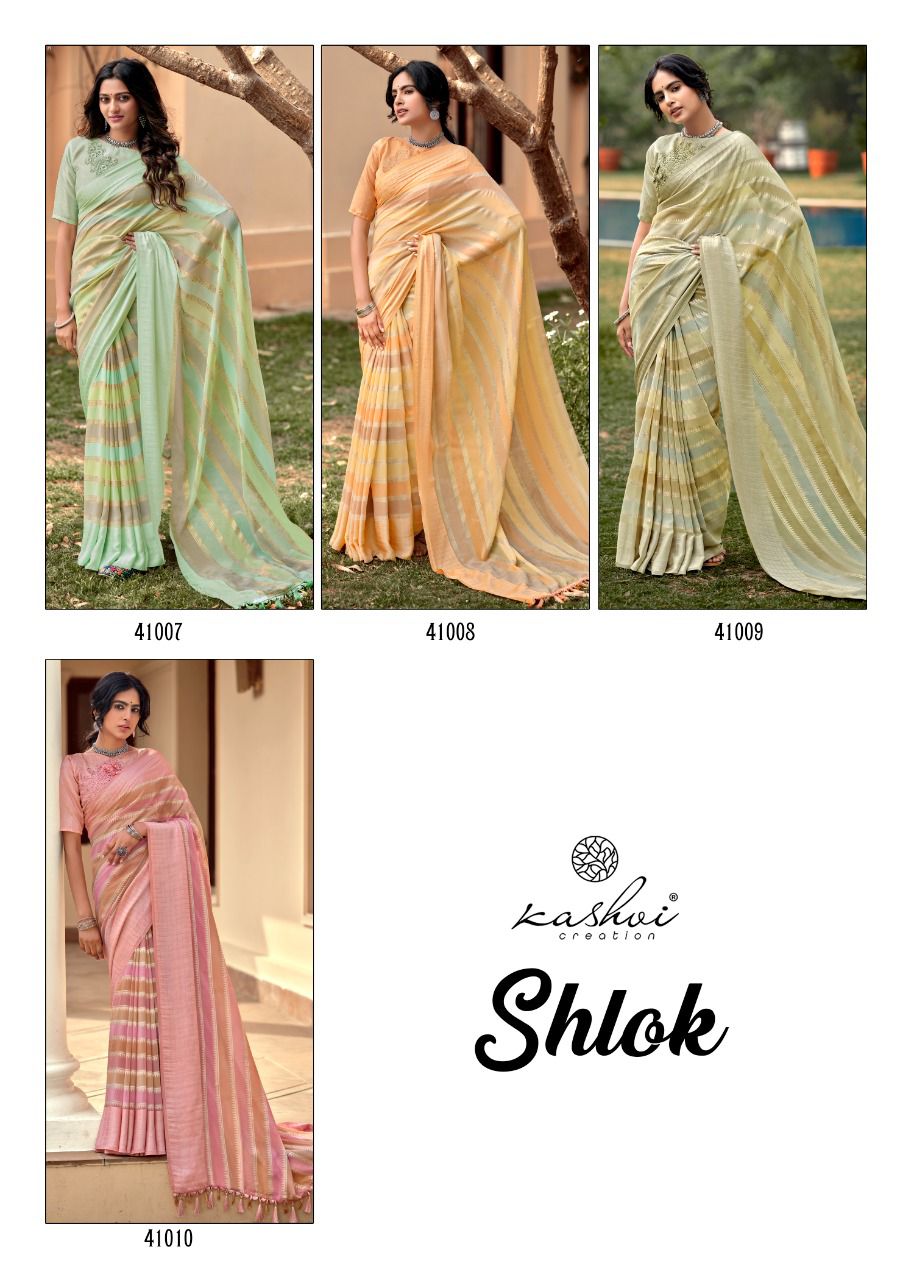 lt saree kashvi creation shlok georgette graceful print saree catalog