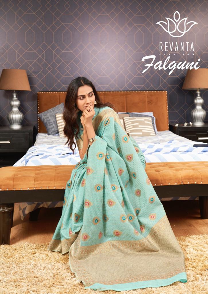 lt saree revanta creation falguni cotton graceful print saree catalog