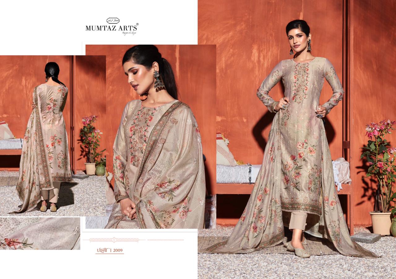 mumtaz art ulfat shatin festive look salwar suit catalog