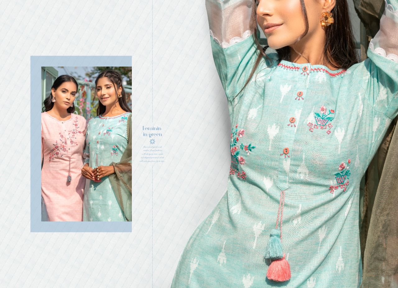 psyna parampara vol 3 fancy cotton new and modern style top bottom with dupatta catalog