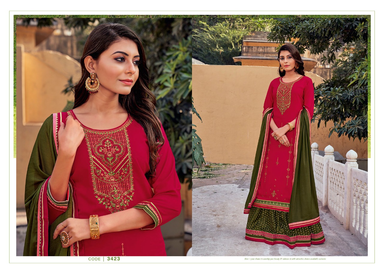 rangoon apsara vol 7 rayon classic trendy look top bottom with dupatta catalog