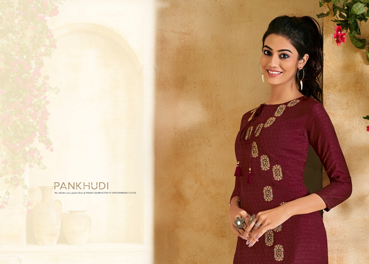 rangoon kessi pankhudi viscose catchy look top with pant catalog