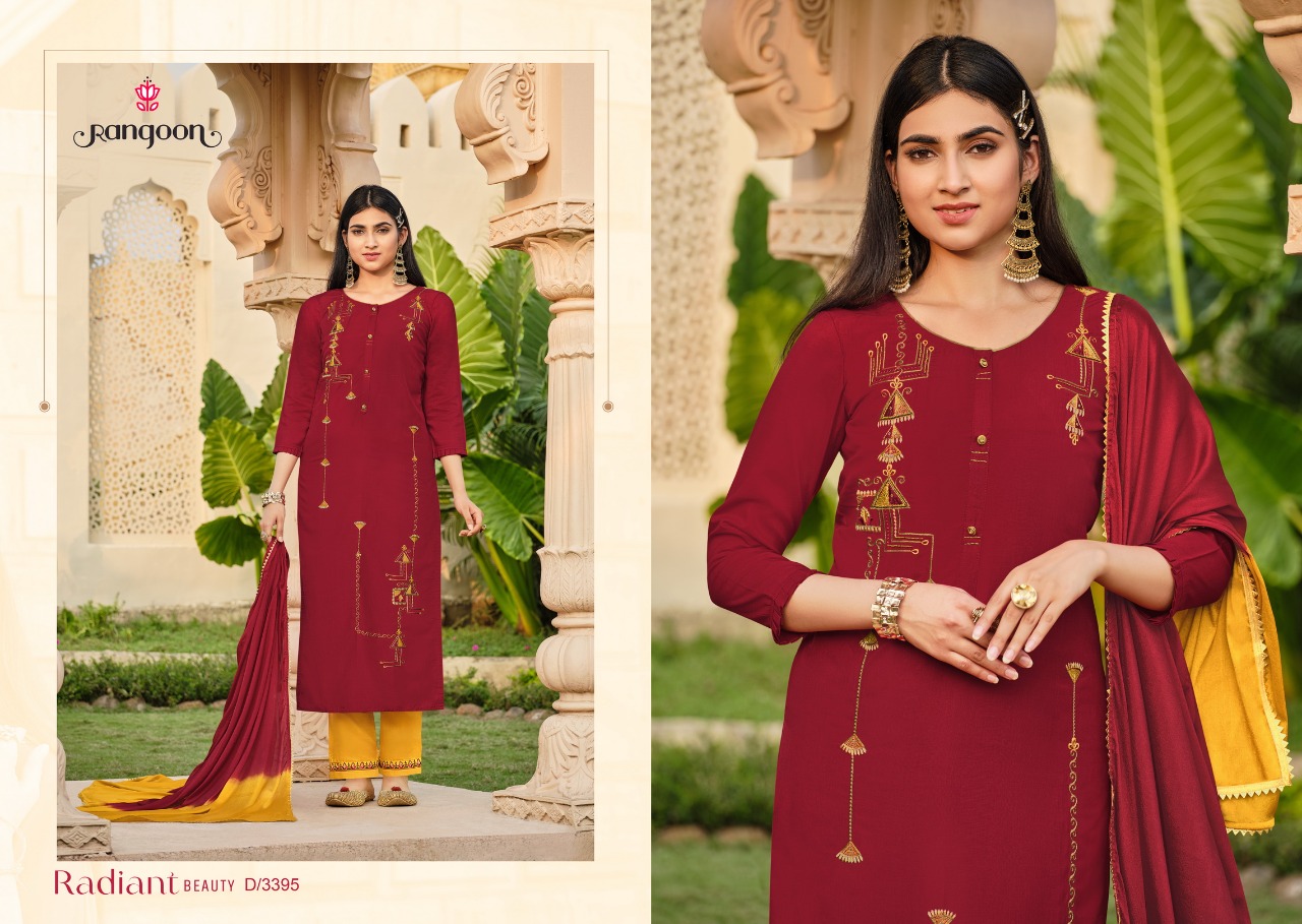 rangoon sakhiyan cotton authentic fabric top bottom with dupatta catalog