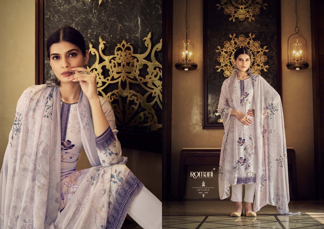 romani apsara cotton innovative style salwar suit catalog