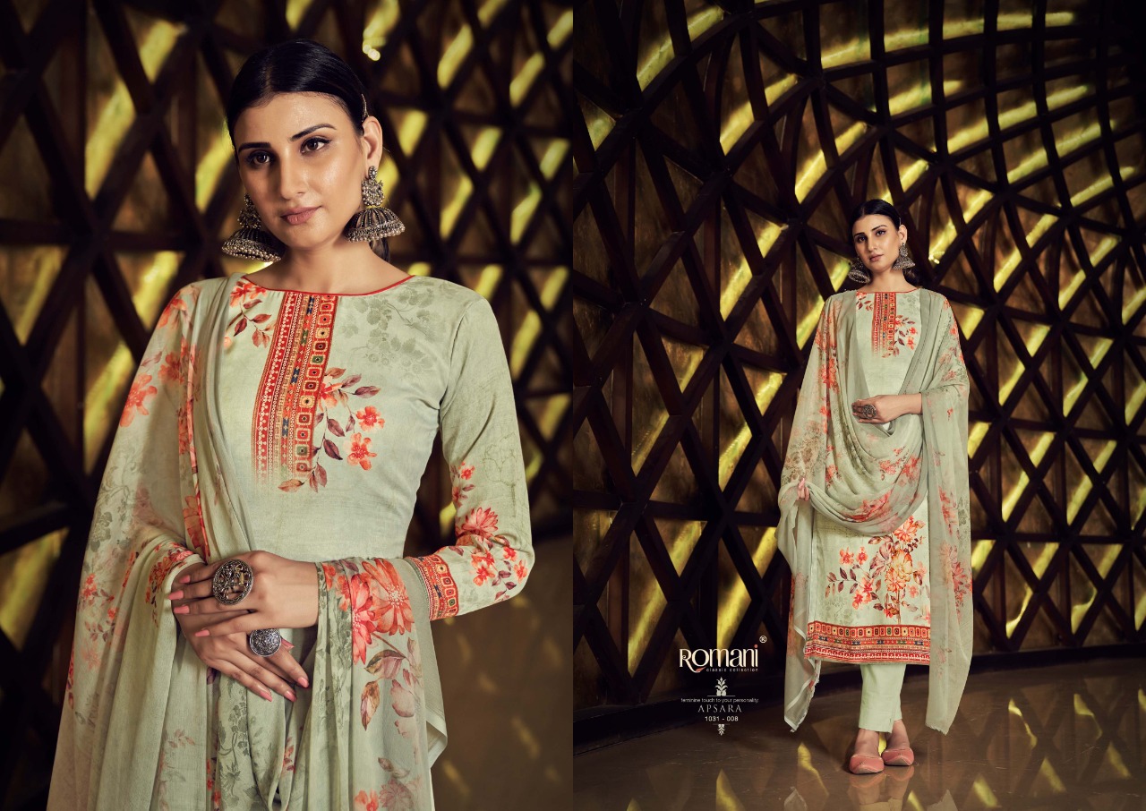 romani apsara cotton innovative style salwar suit catalog