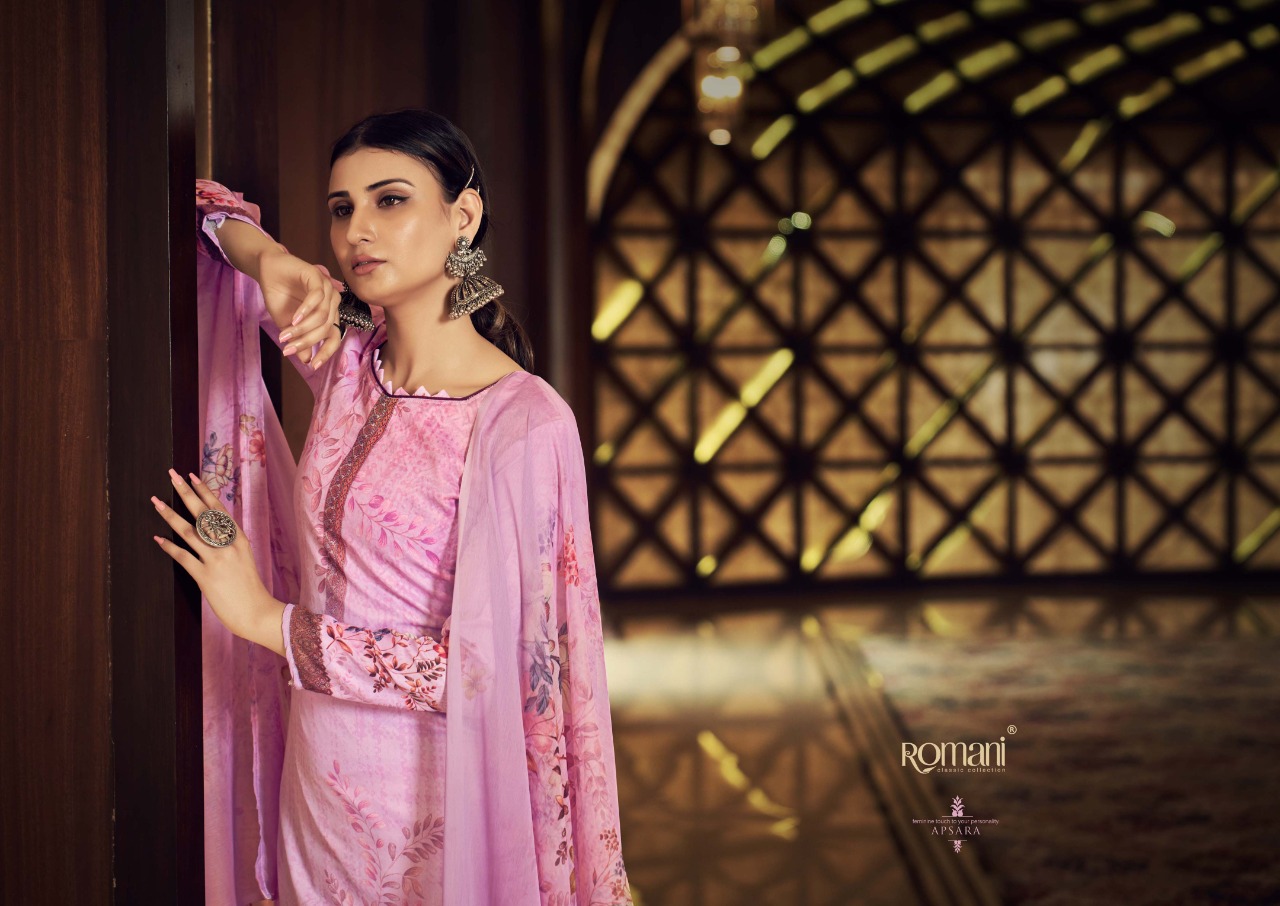 romani apsara cotton innovative style salwar suit catalog