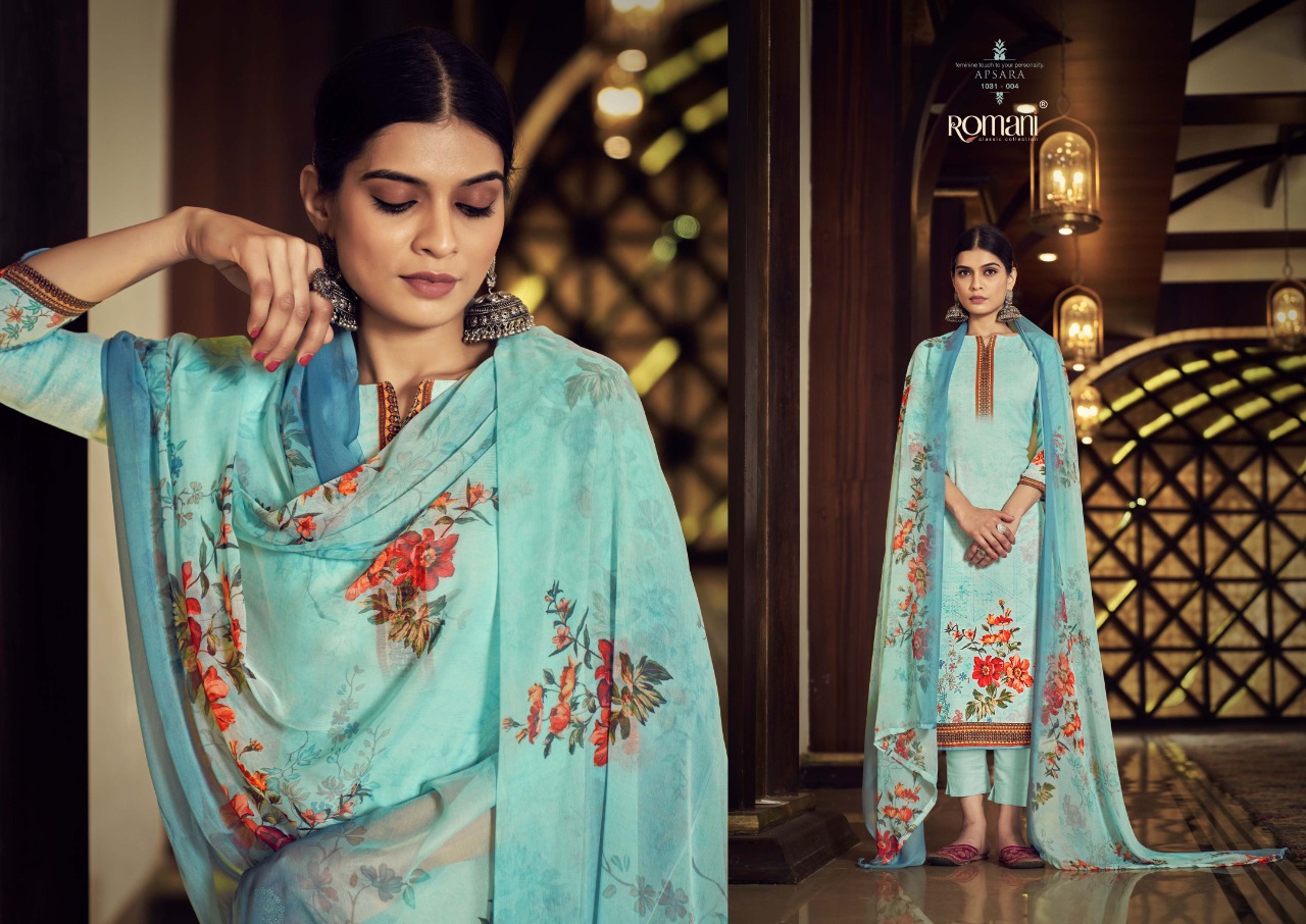 romani apsara cotton innovative style salwar suit catalog