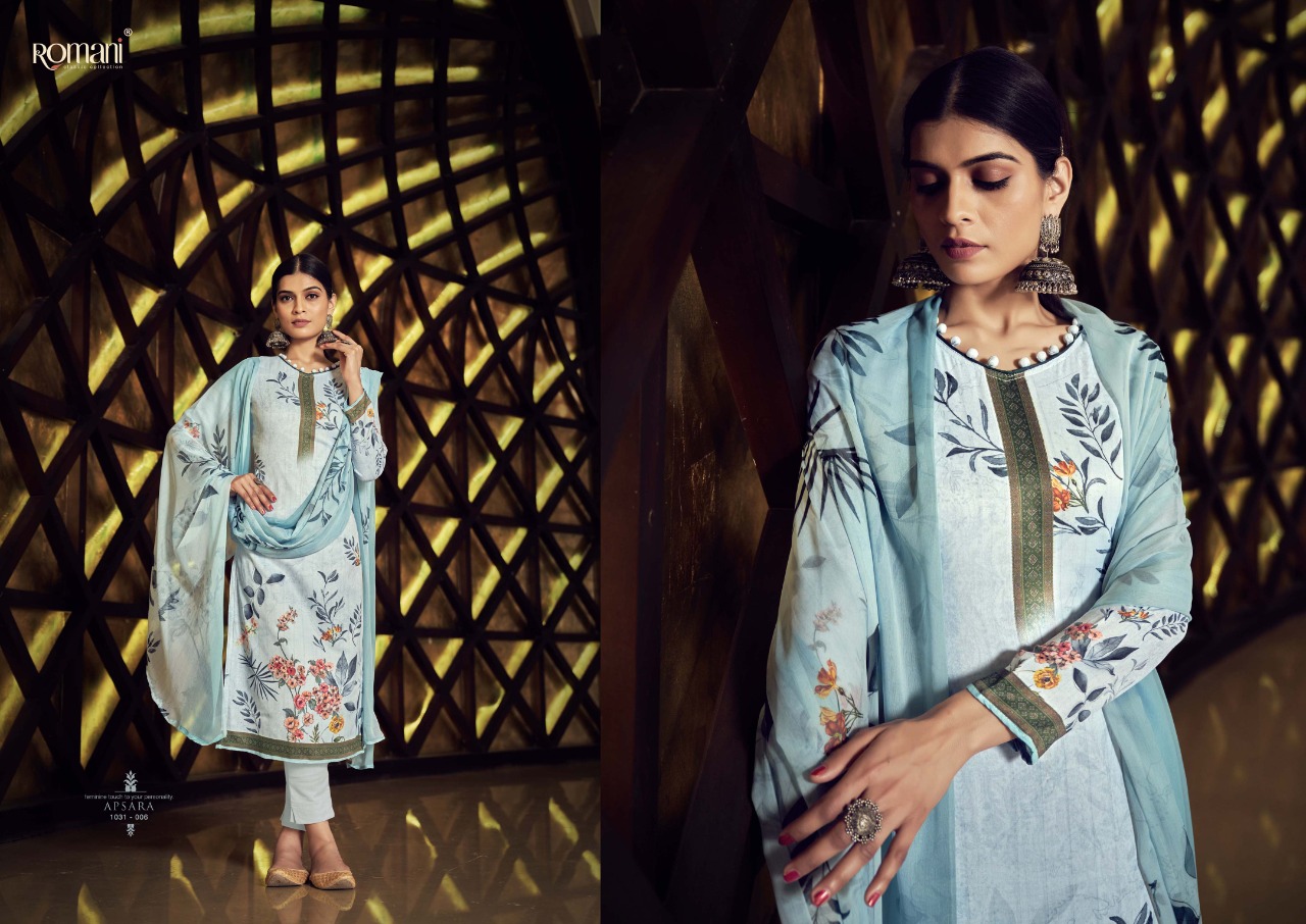 romani apsara cotton innovative style salwar suit catalog