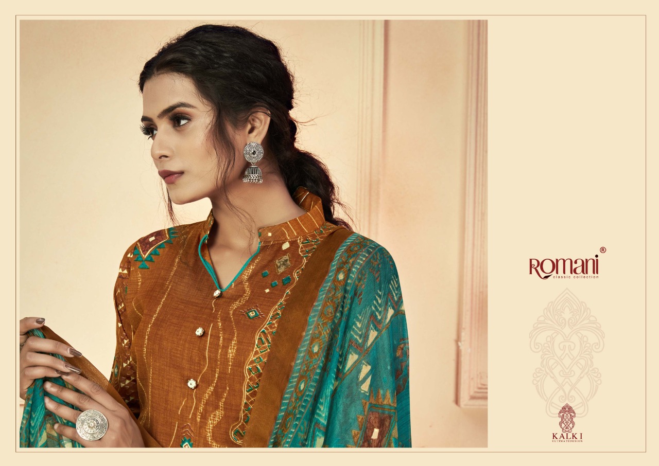 romani kalki jam cotton catchy look salwar suit catalog