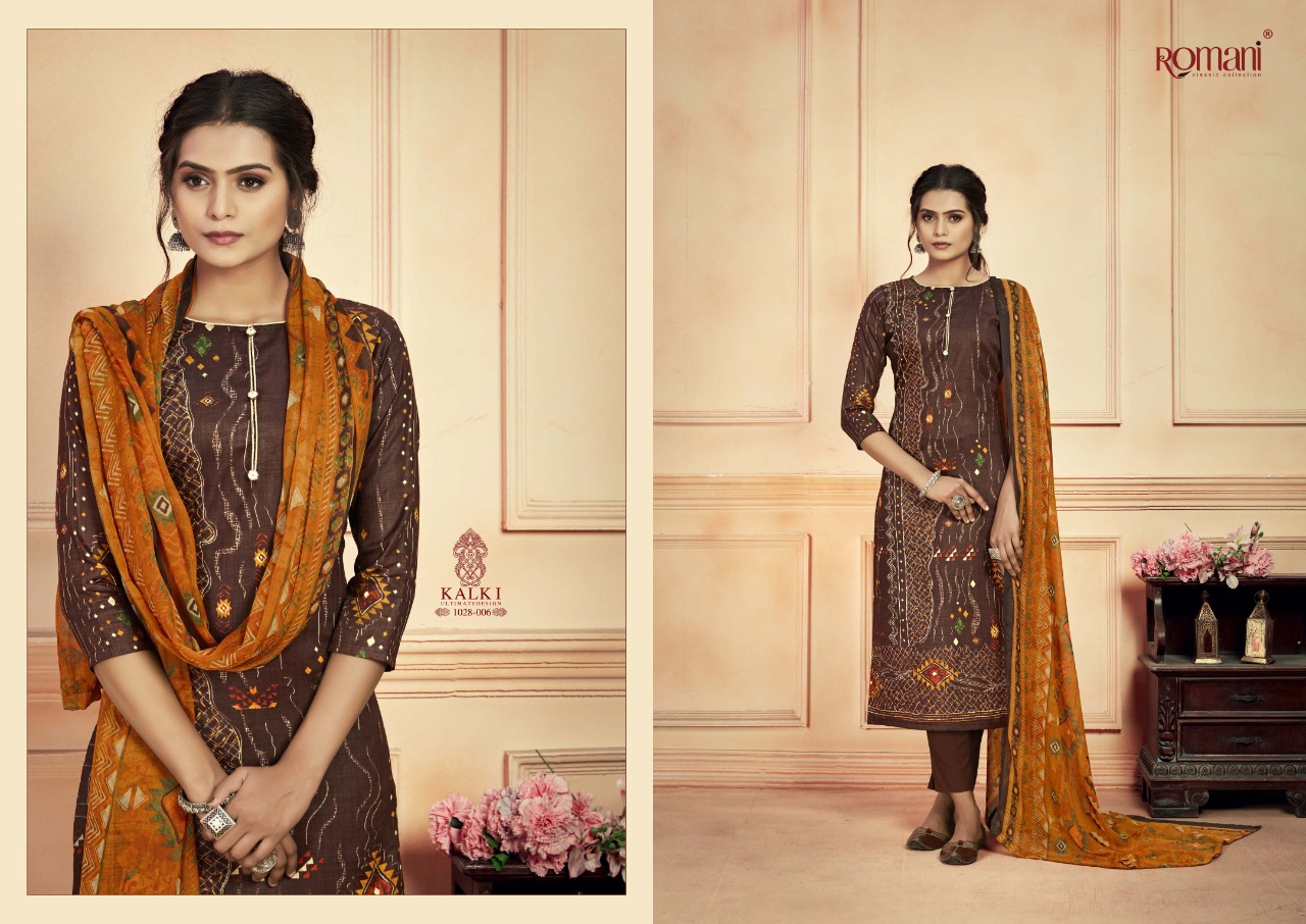 romani kalki jam cotton catchy look salwar suit catalog