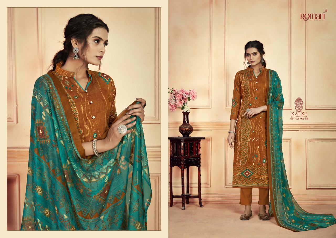 romani kalki jam cotton catchy look salwar suit catalog