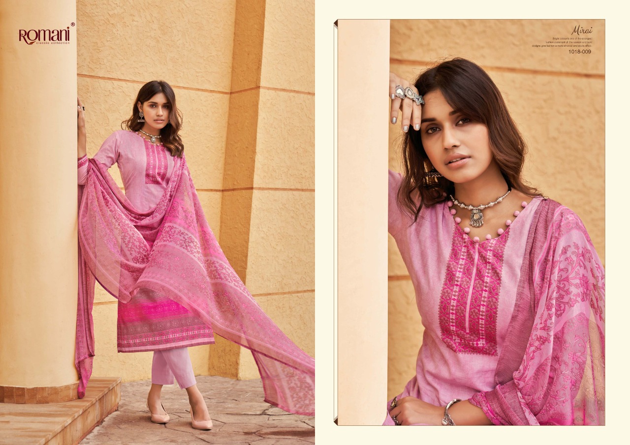 romani mirai cambric cotton exclusive print salwar suit catalog