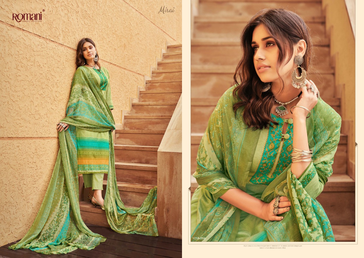 romani mirai cambric cotton exclusive print salwar suit catalog