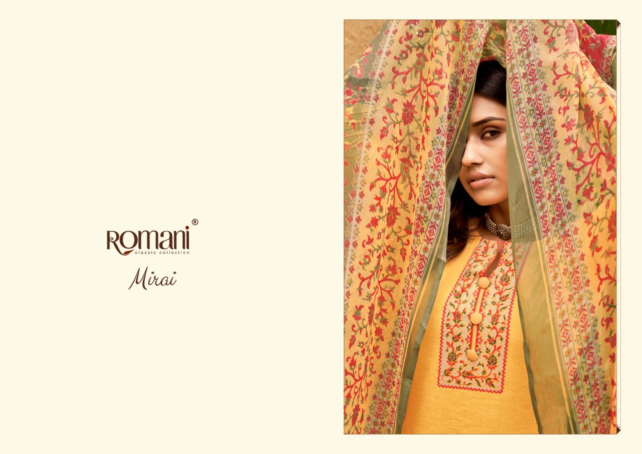 romani mirai cambric cotton exclusive print salwar suit catalog