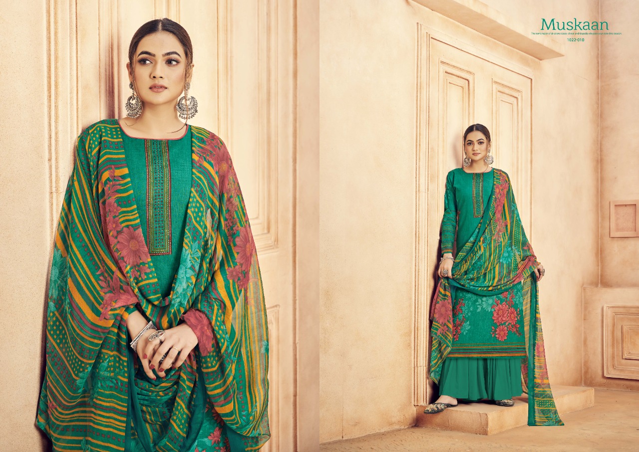 romani muskaan cotton elegant salwar suit catalog