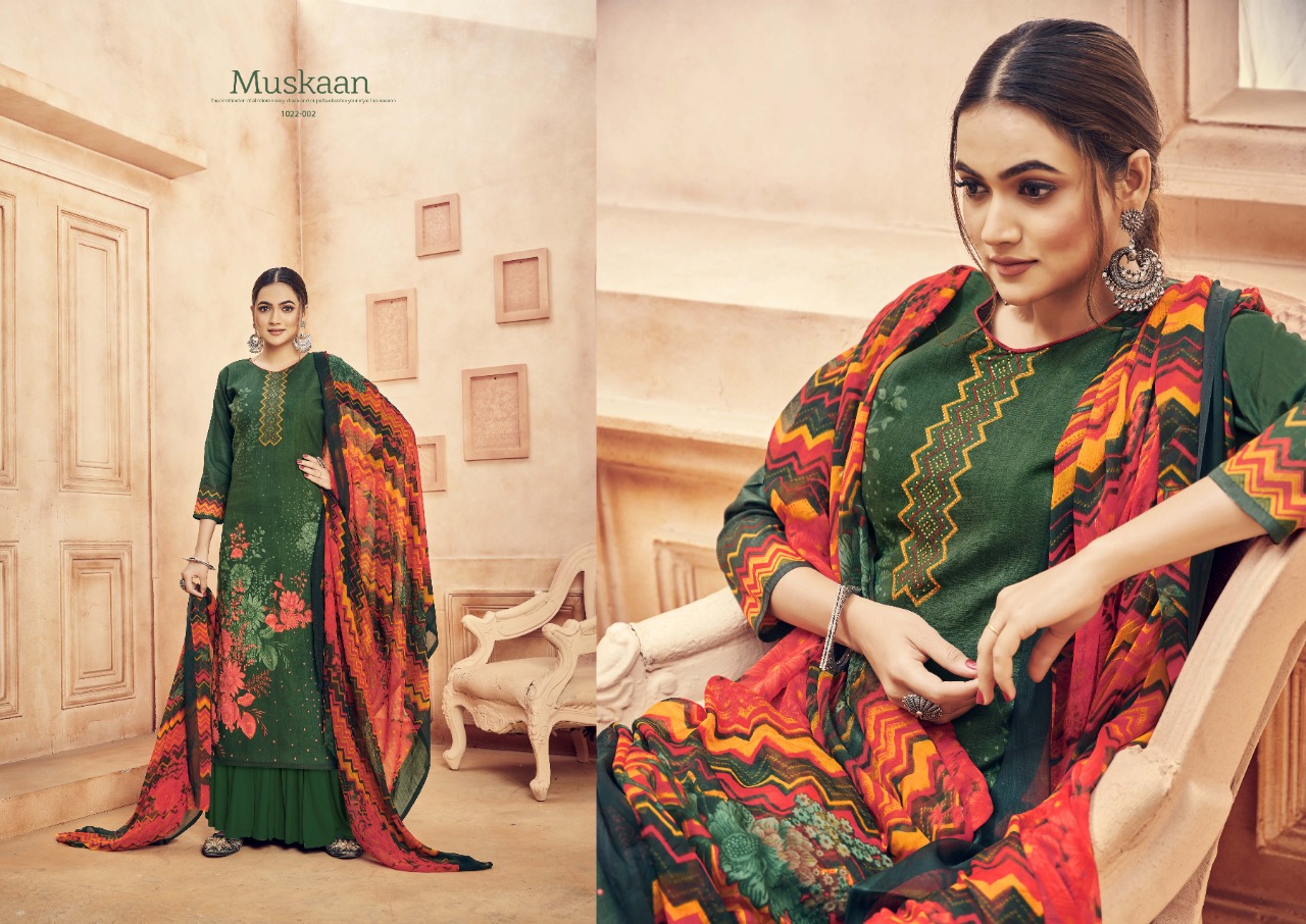 romani muskaan cotton elegant salwar suit catalog