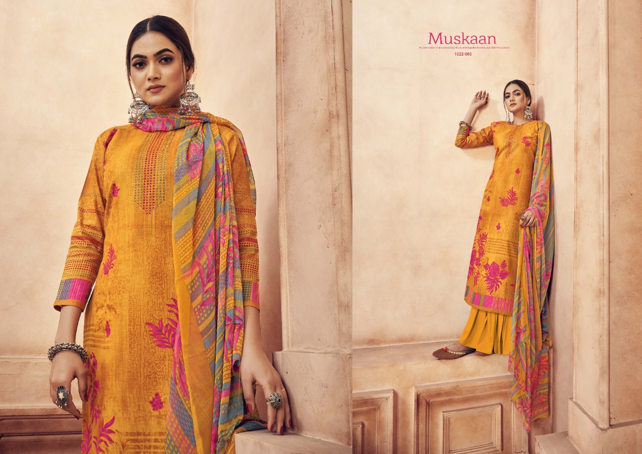 romani muskaan cotton elegant salwar suit catalog