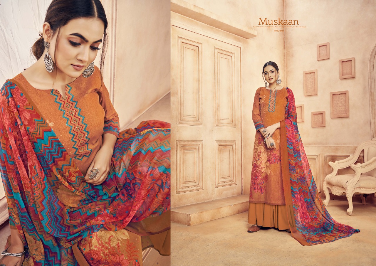 romani muskaan cotton elegant salwar suit catalog