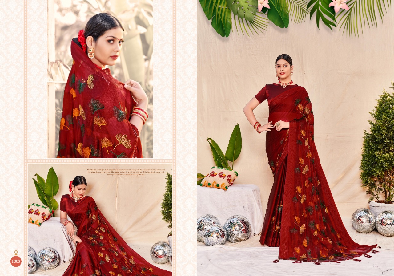 saroj saree Advika Vol 2 georgette exclusive print saree catalog