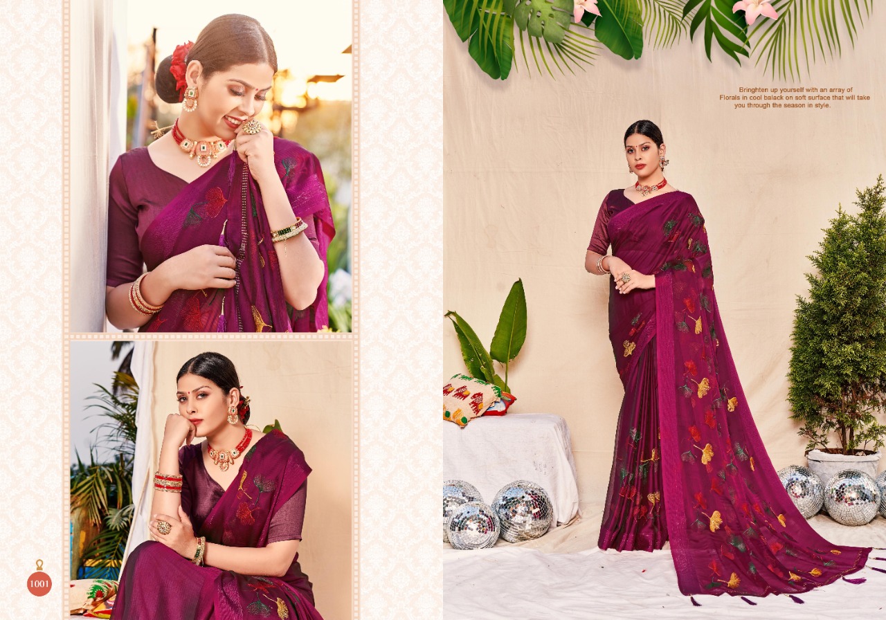 saroj saree Advika Vol 2 georgette exclusive print saree catalog