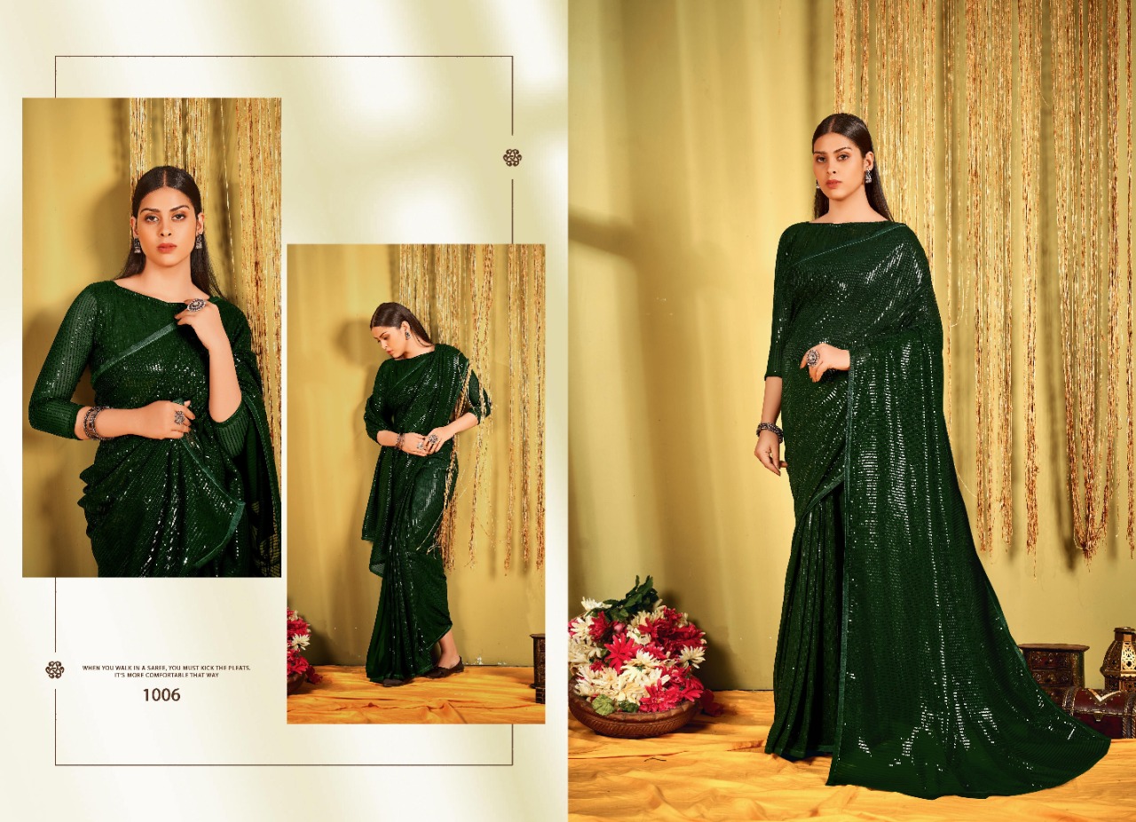 saroj saree chitchor georgette exclusive look saree catalog