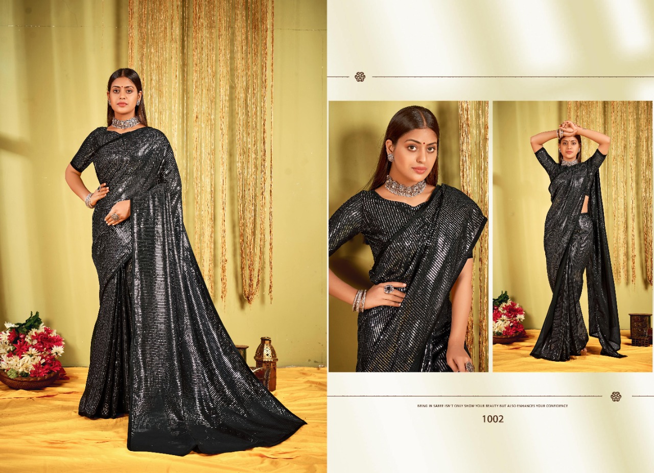 saroj saree chitchor georgette exclusive look saree catalog