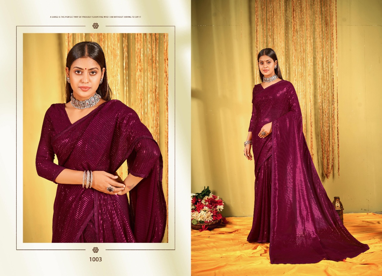 saroj saree chitchor georgette exclusive look saree catalog