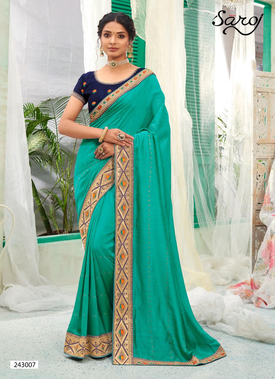 saroj saree surili silk gorgeous look saree catalog