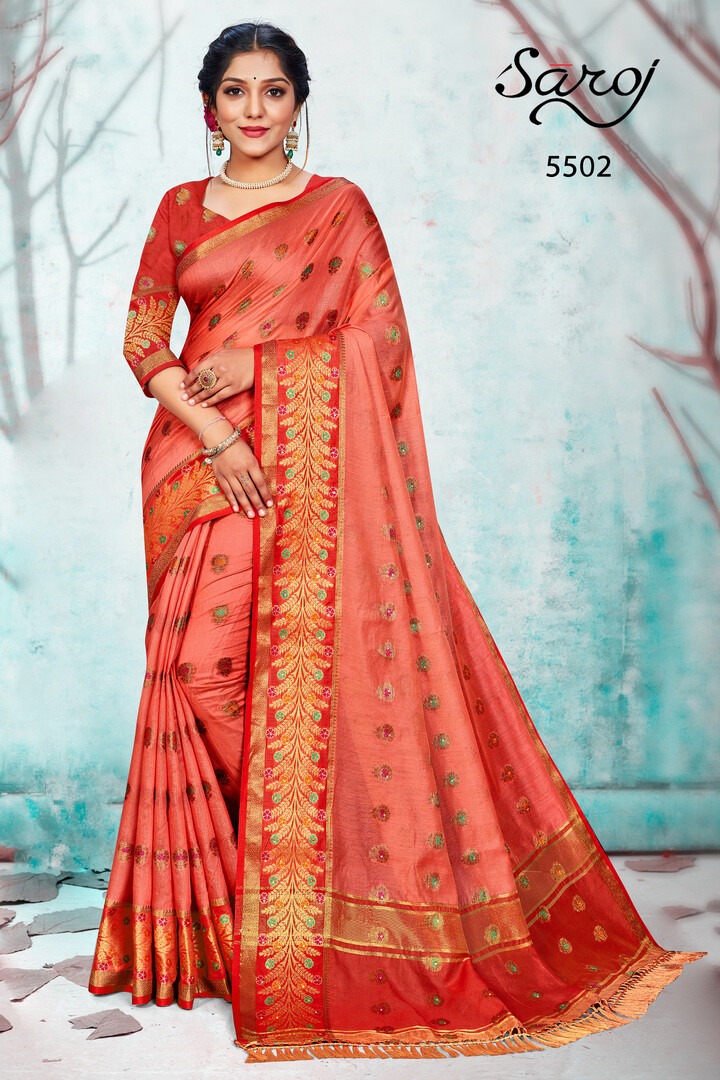 saroj saree varkalaam vol 3 cotton silk elegant saree catalog