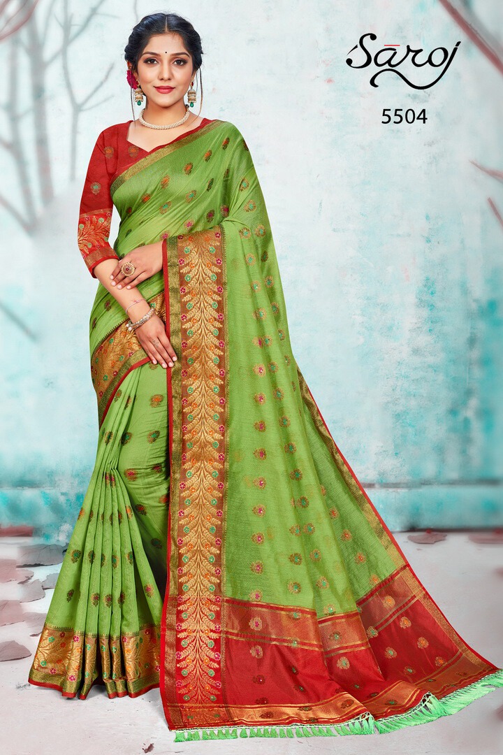 saroj saree varkalaam vol 3 cotton silk elegant saree catalog