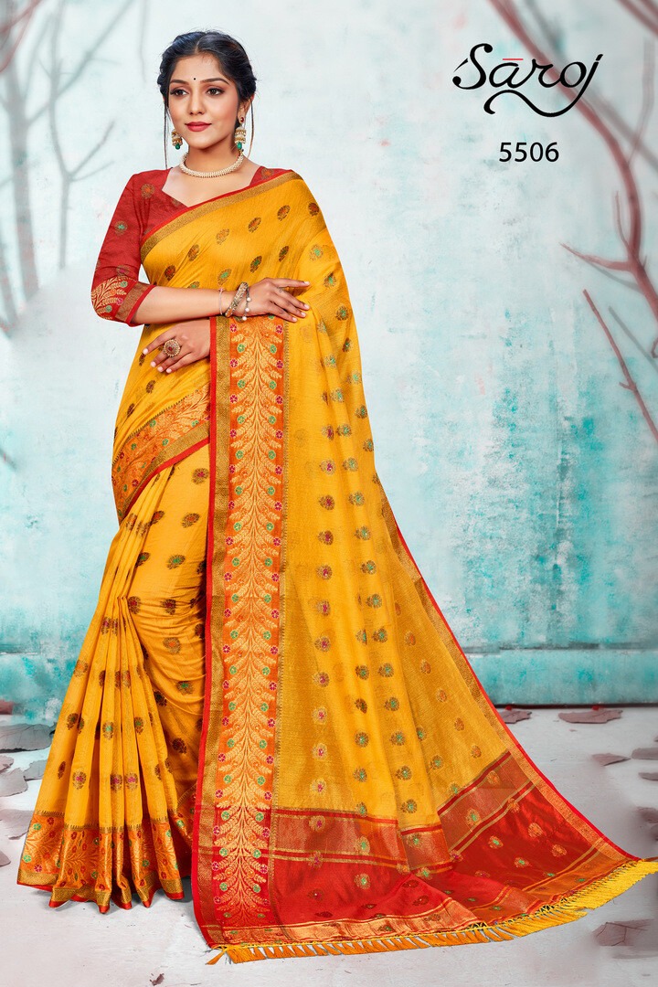 saroj saree varkalaam vol 3 cotton silk elegant saree catalog