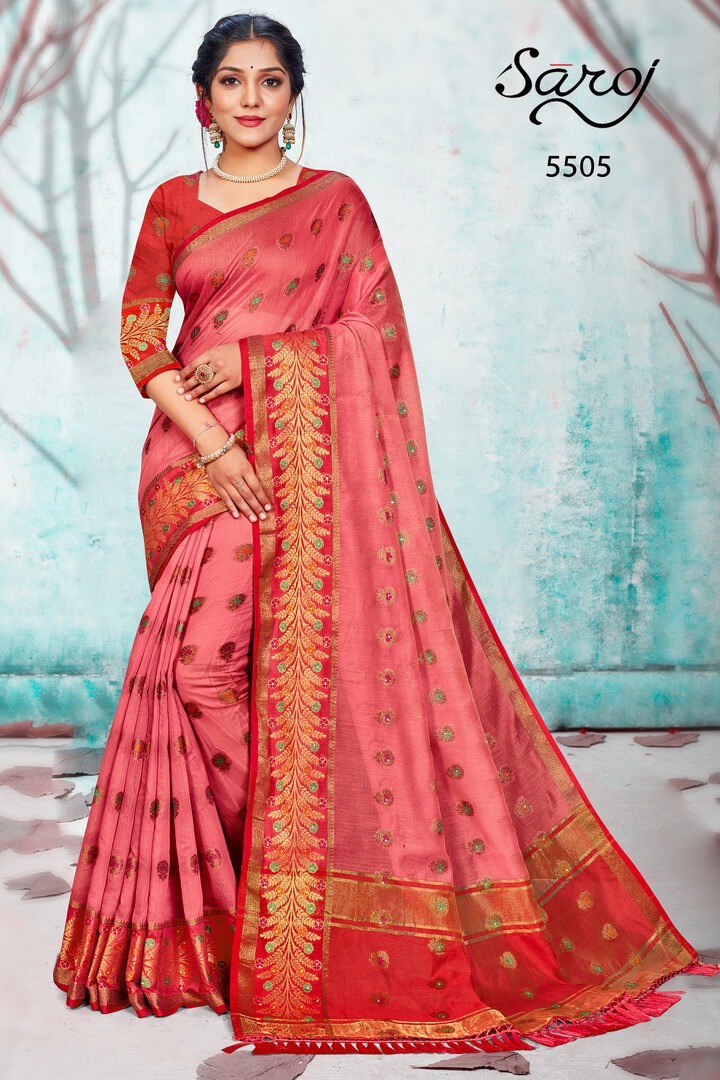 saroj saree varkalaam vol 3 cotton silk elegant saree catalog