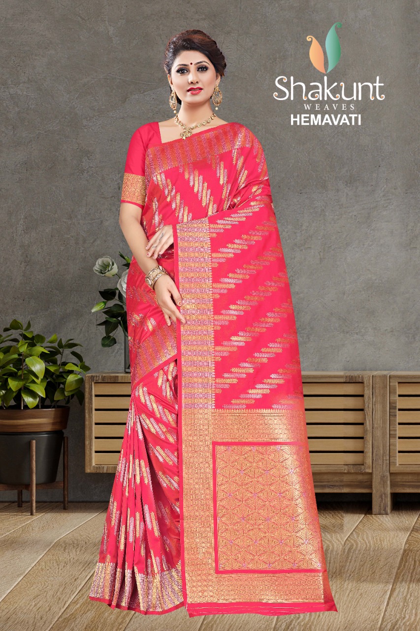 shakunt weaves hemavati silk elegant saree catalog