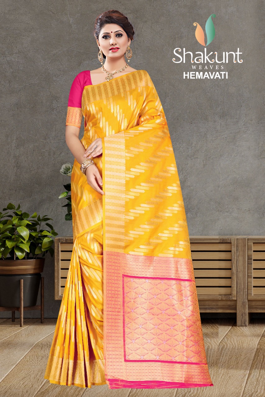 shakunt weaves hemavati silk elegant saree catalog