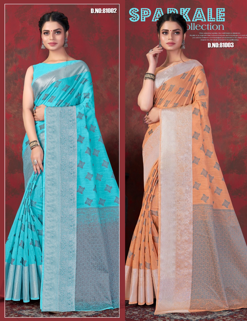 shakunt weaves kashmiri kali linen atonishing saree catalog