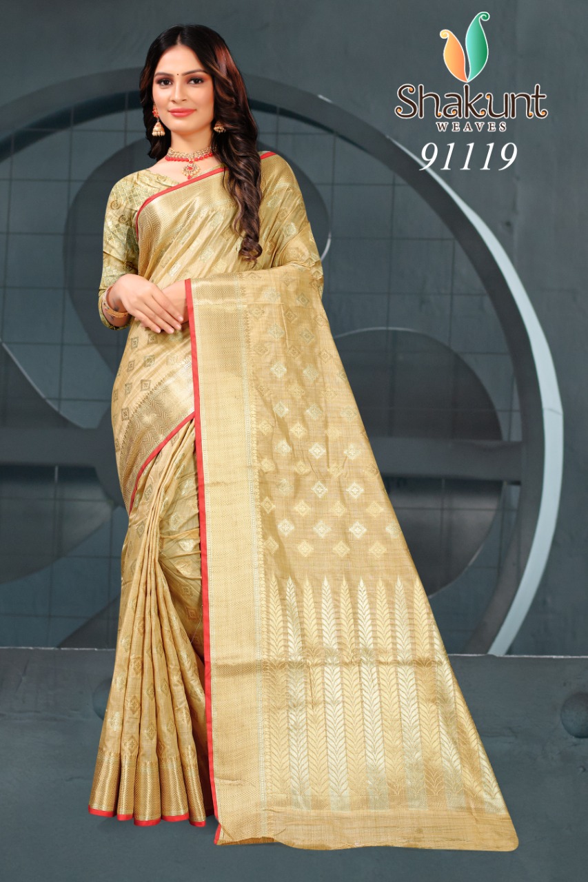 shakunt weaves malti silk regal look saree catalog