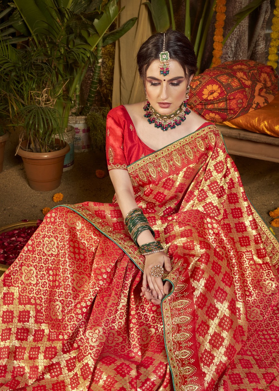 shakunt weaves nandkumari silk decent look saree catalog