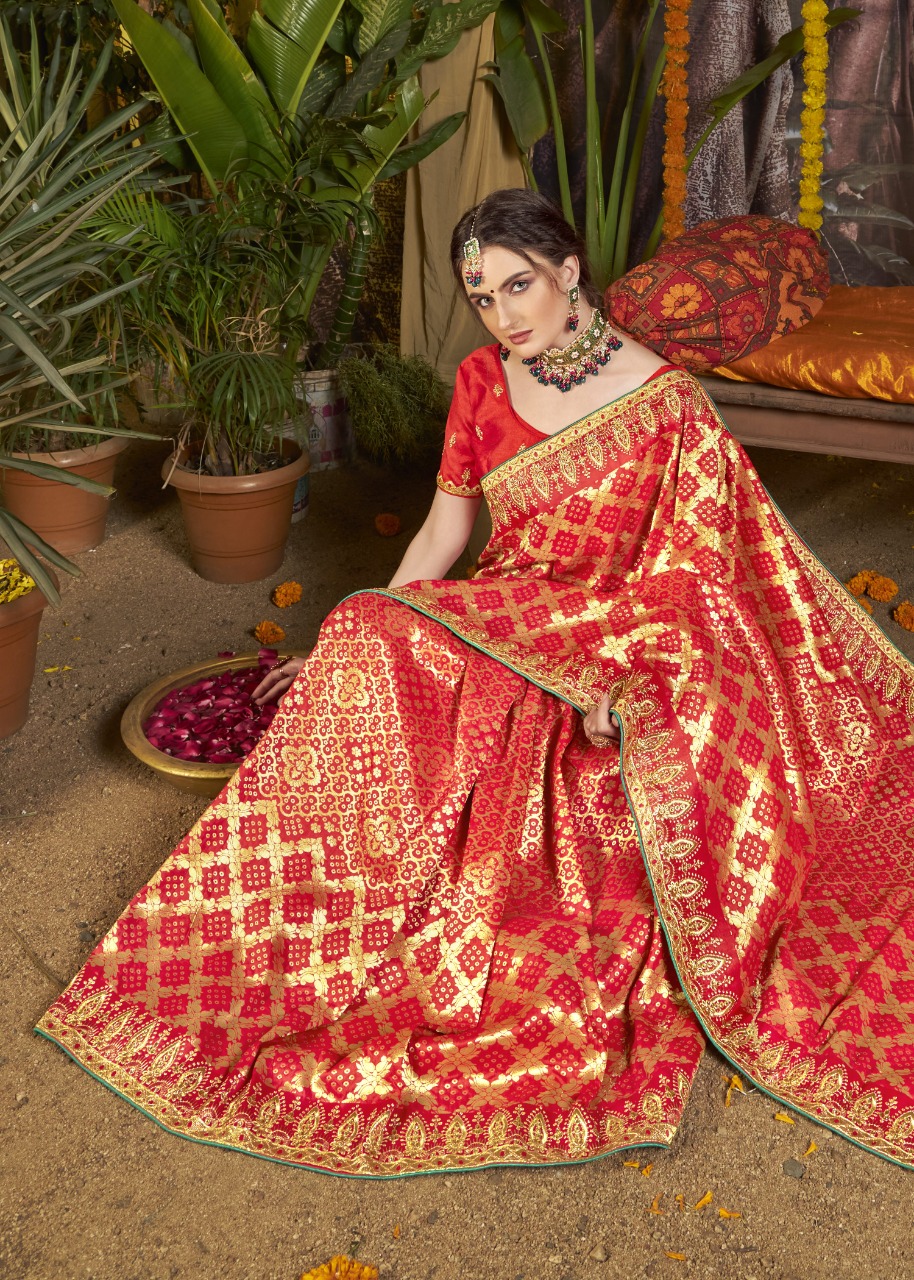 shakunt weaves nandkumari silk decent look saree catalog