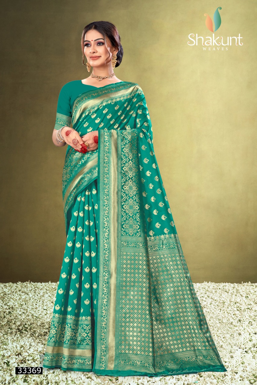 shakunt weaves padmarekha silk catchy look saree catalog