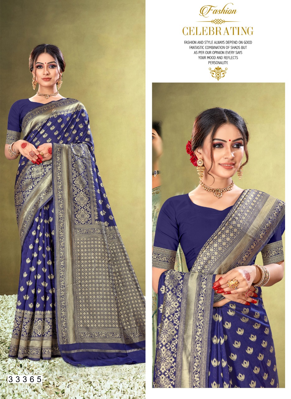 shakunt weaves padmarekha silk catchy look saree catalog