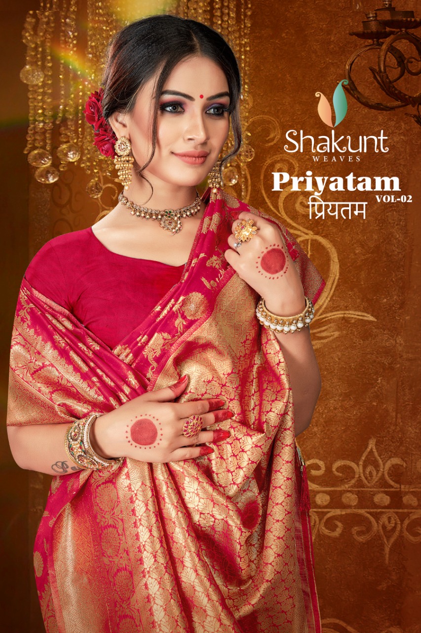 shakunt weaves priyatam vol 2 cotton  attractive saree catalog