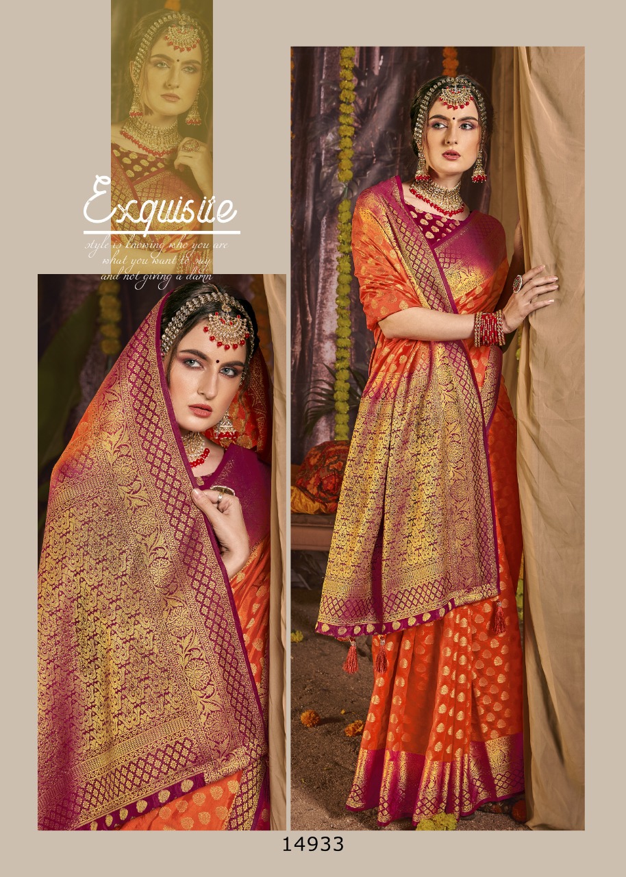 shakunt weaves shyamsundari silk festive look saree catalog