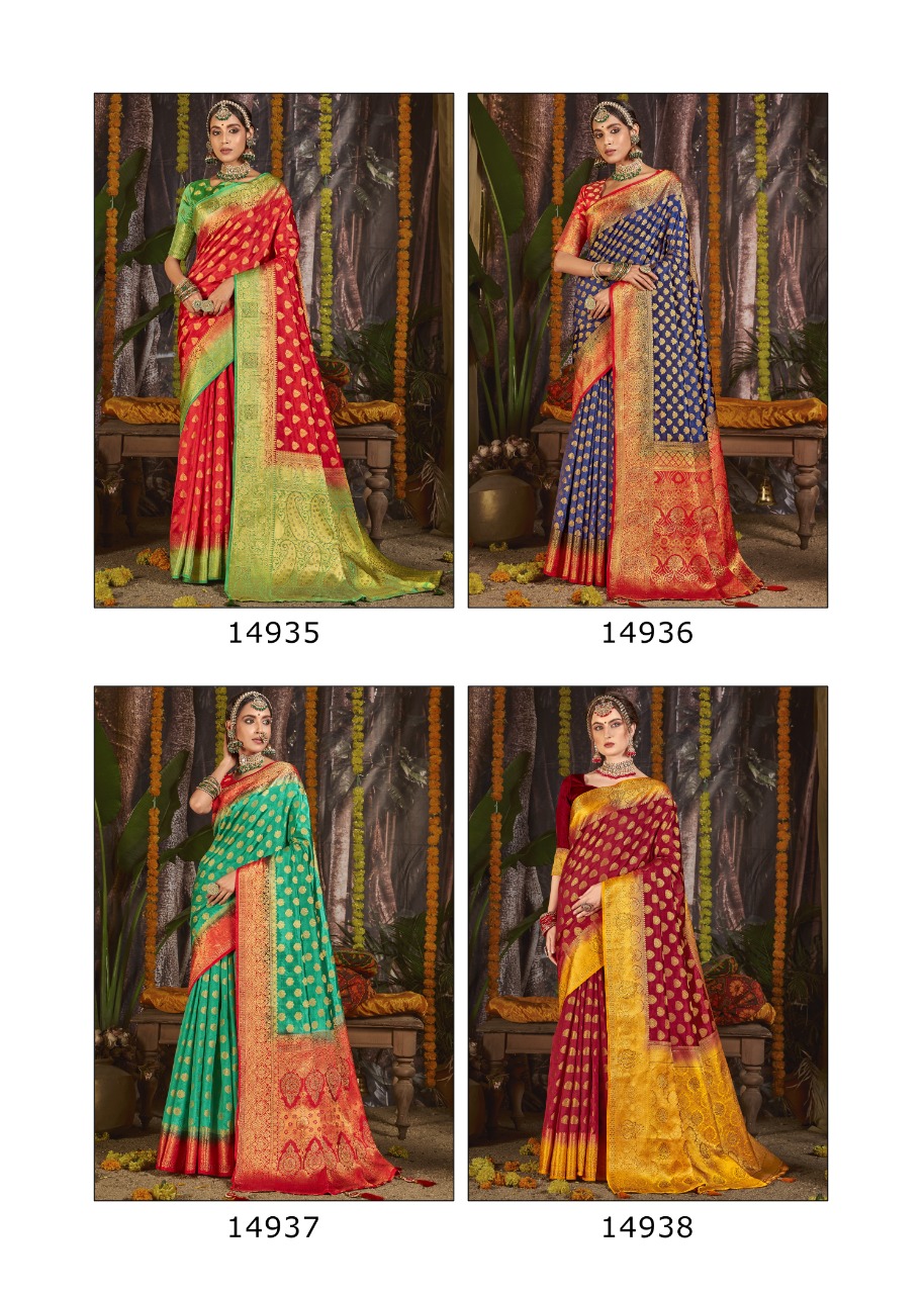 shakunt weaves shyamsundari silk festive look saree catalog