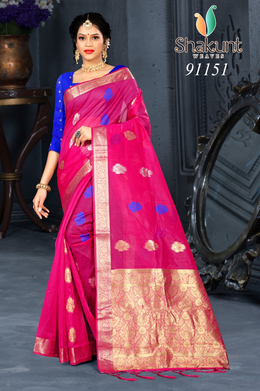 shakunt weaves sks org 576 organza regal look saree catalog