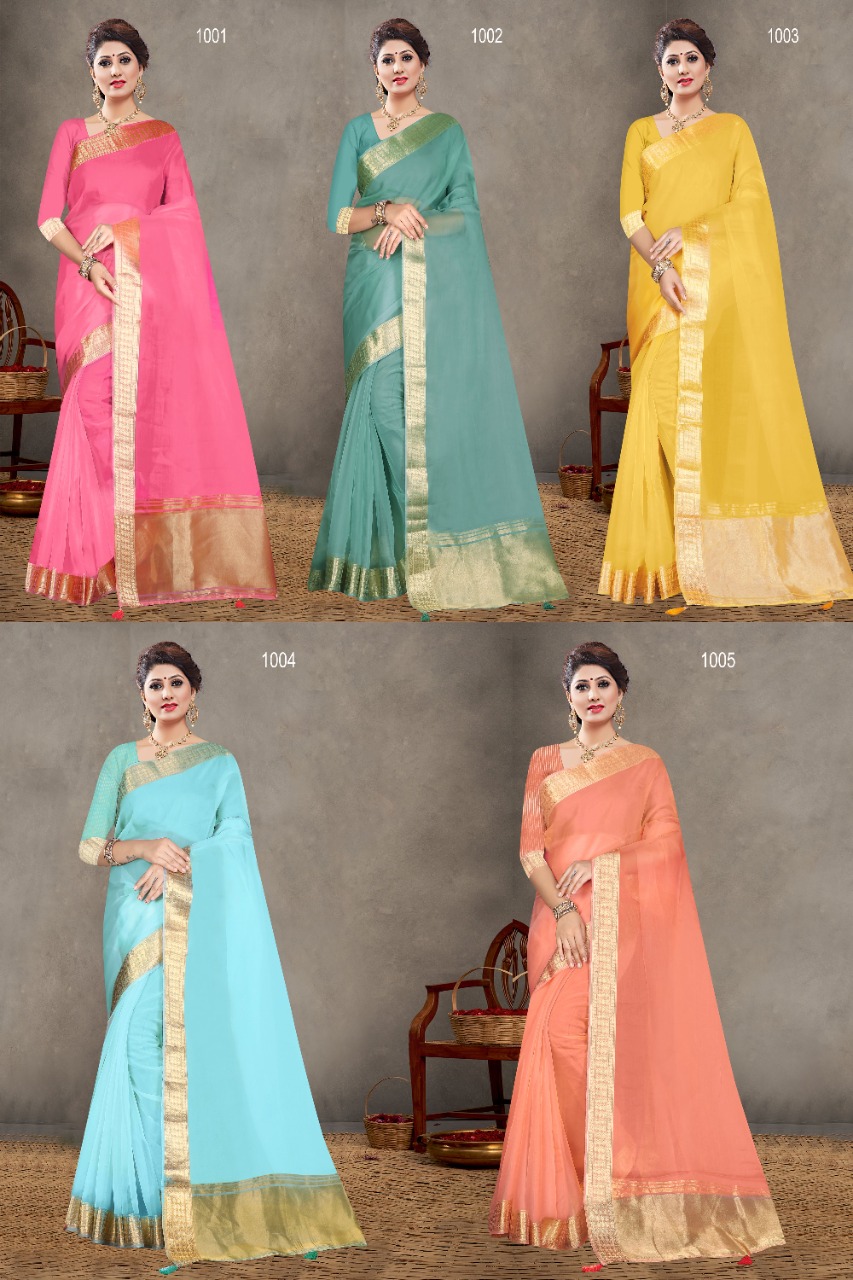 shakunt weaves sks org 577 organza decent look saree catalog