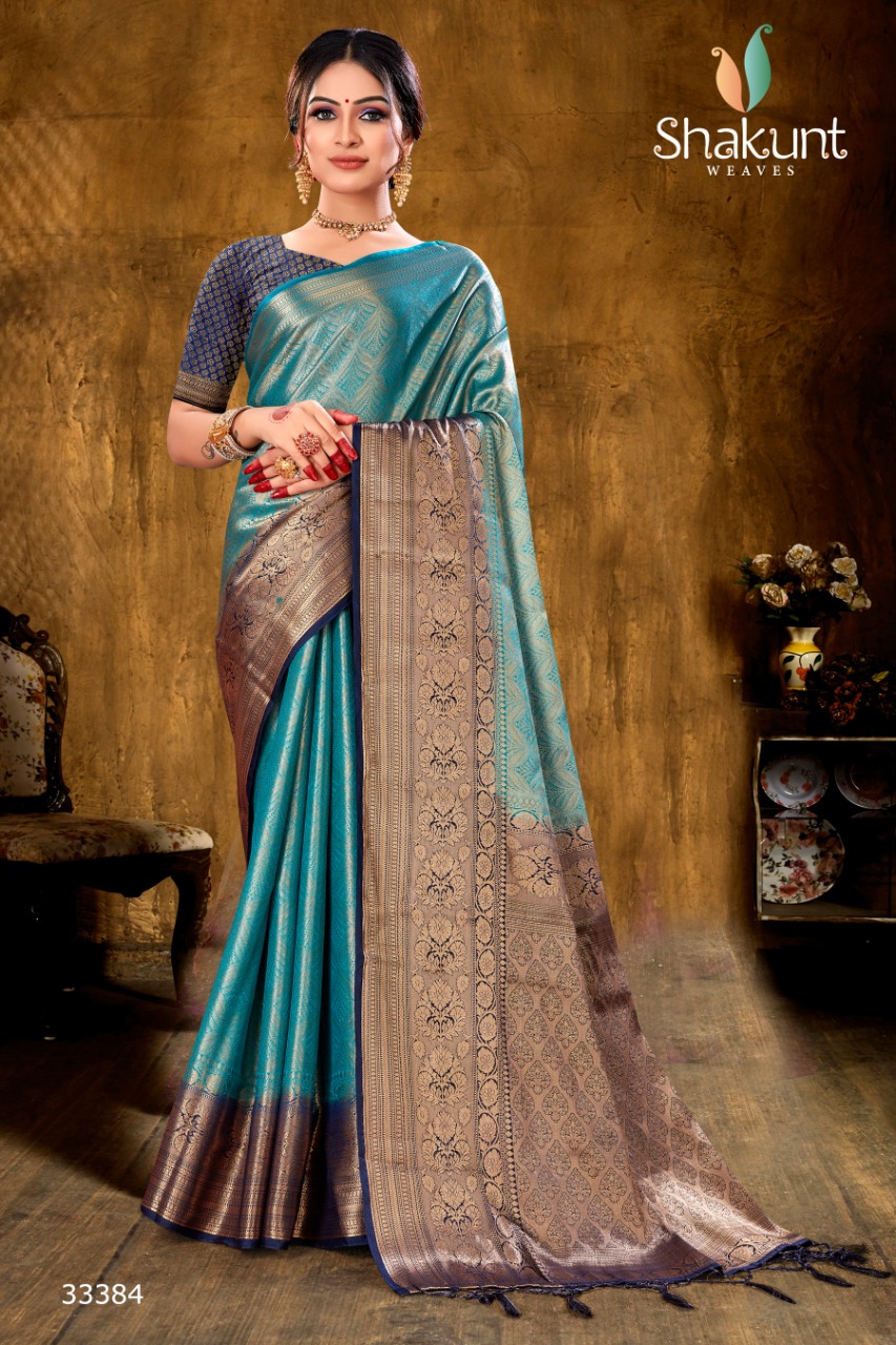 shakunt weaves sks pure 2118 silk gorgeous look saree catalog